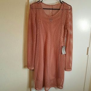 Fishnet bodycon dress